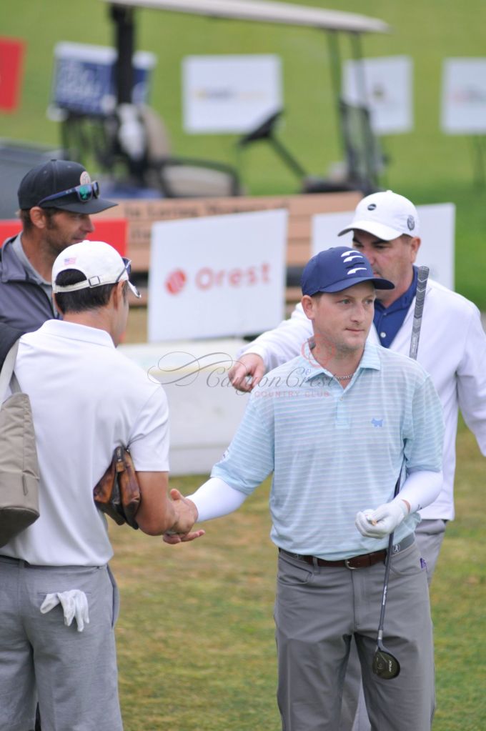 tournament participants shaking hands 